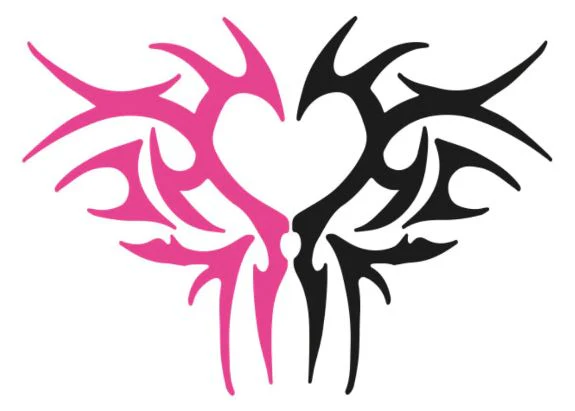 Tribal Heart Temporary Tattoo - Tattoonie - Image 4