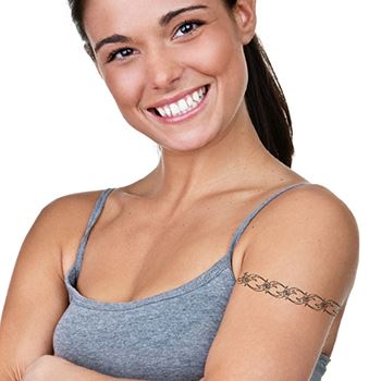 Tribal Hook & Swirls Armband - Glow Tattoo - Image 2