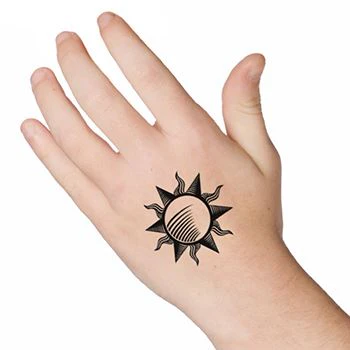 Tribal Sun Tattoo - Image 2