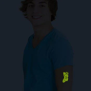 Tribal & Tiger Glow In The Dark Tattoos - Image 3
