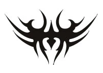 Tribal Wing Tattoo