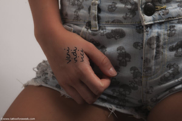 Veni Vidi Vici Tattoo - Image 2