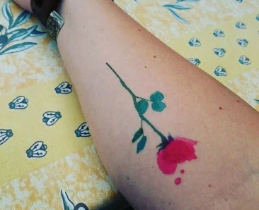 Watercolor Rose - Tattoonie - Image 6