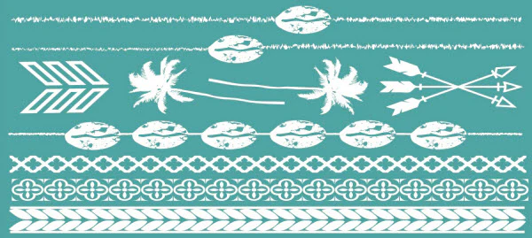 White Lace Fashion Beans Tattoos