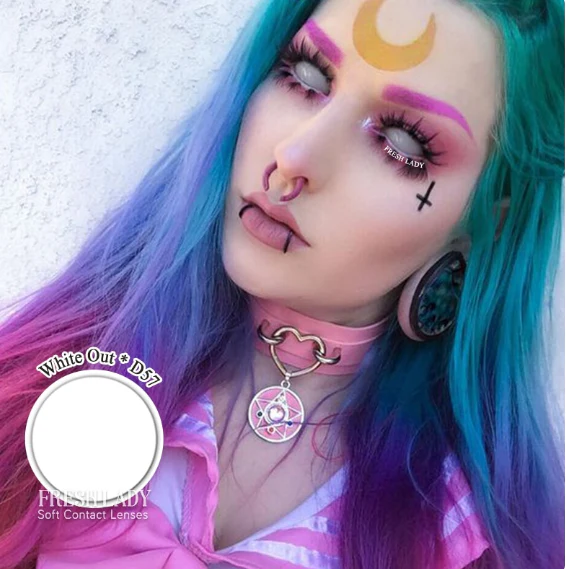 White Out Coloured Contact Lenses - Image 3