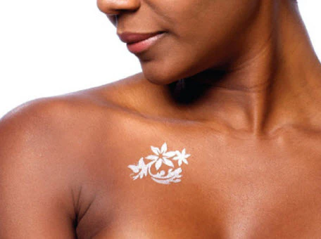 White Temporary Tattoo Spray + 3 Stencils - Image 3