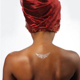 White Temporary Tattoo Spray + 3 Stencils - Image 6