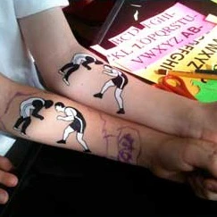 Wrestling Gymnastics Badminton - Lydia Leith (4 Tattoos) - Image 4