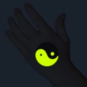 Yin Yang - Glow Tattoo - Image 3